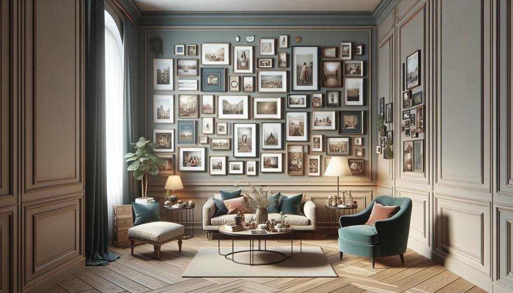 Using Virtual Frames to Create a Themed Photo Wall Content