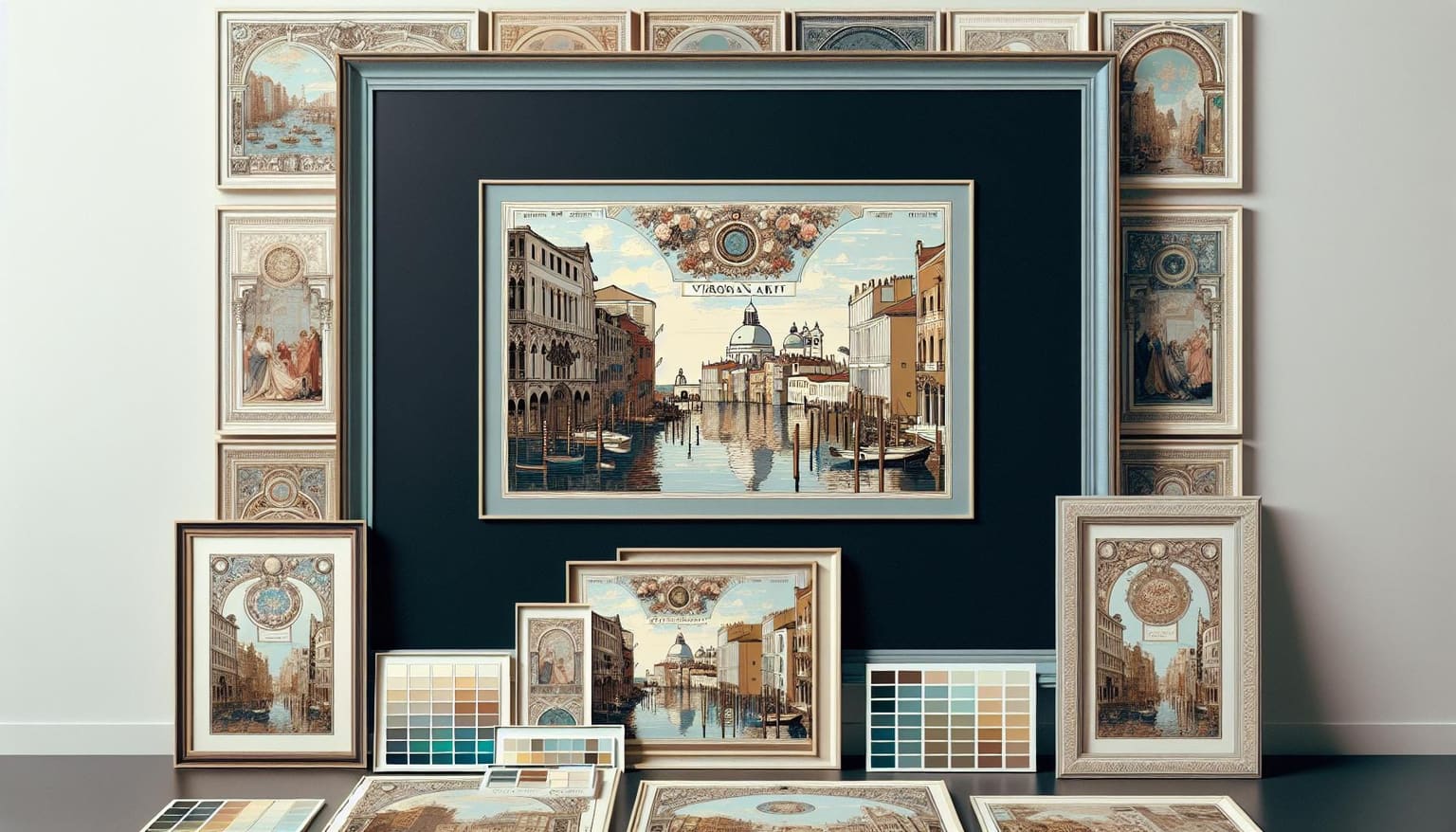Virtual Frames for Mixed Media Art - Finding the Perfect Fit