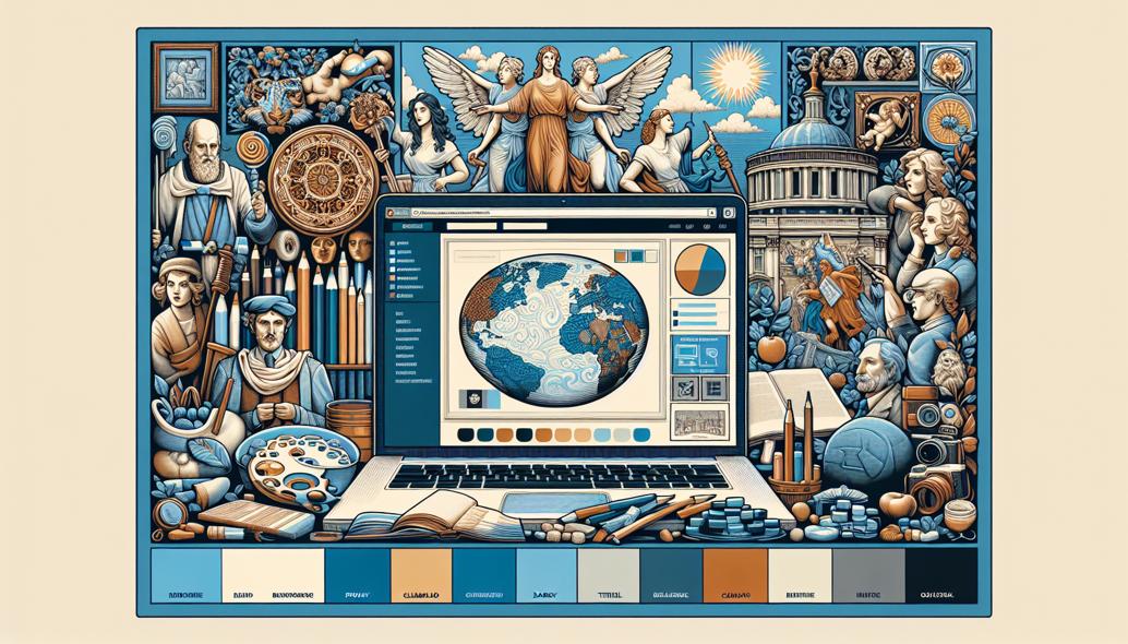 Creating a Professional Online Art Portfolio with Virtual Frames Content