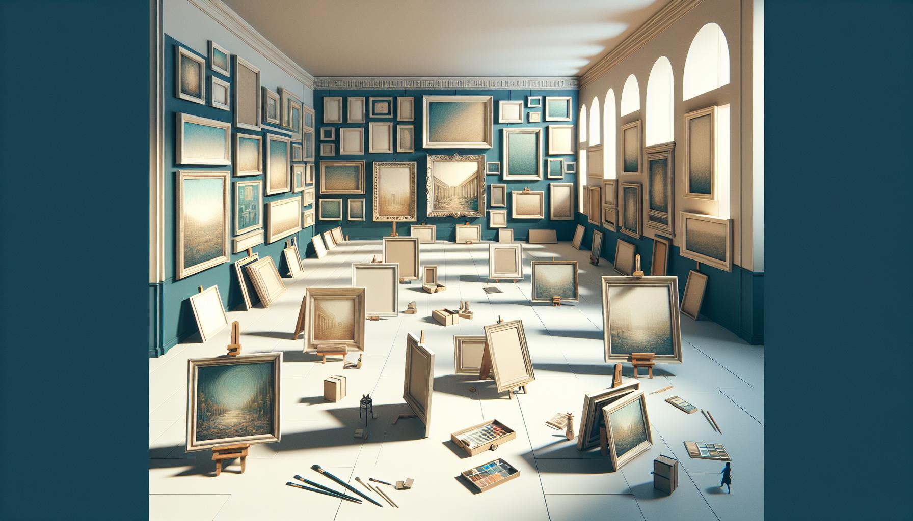 Creating a Professional Online Art Portfolio with Virtual Frames